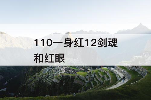 110一身红12剑魂和红眼