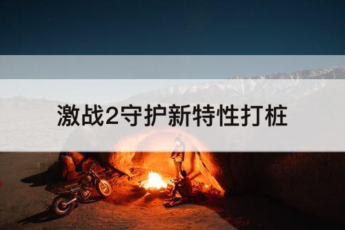 激战2守护新特性打桩