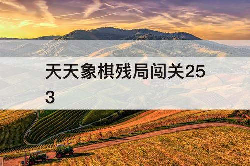 天天象棋残局闯关253