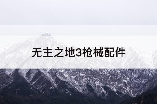 无主之地3枪械配件