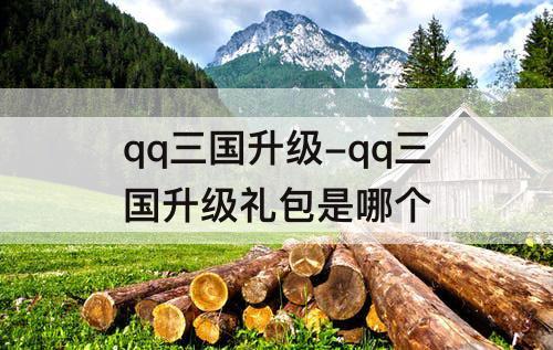 qq三国升级-qq三国升级礼包是哪个