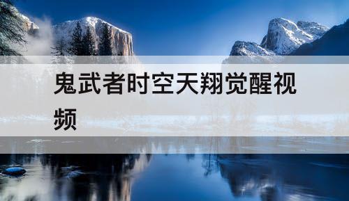 鬼武者时空天翔觉醒视频