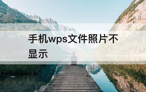 手机wps文件照片不显示