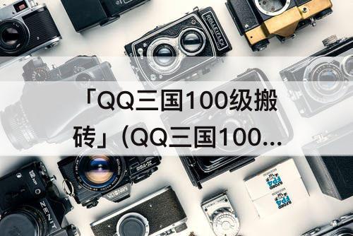「QQ三国100级搬砖」(QQ三国100级搬砖哪个职业最好)