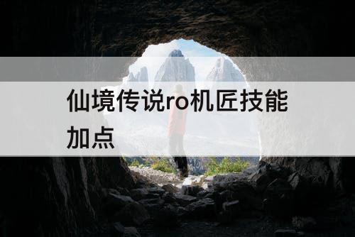 仙境传说ro机匠技能加点