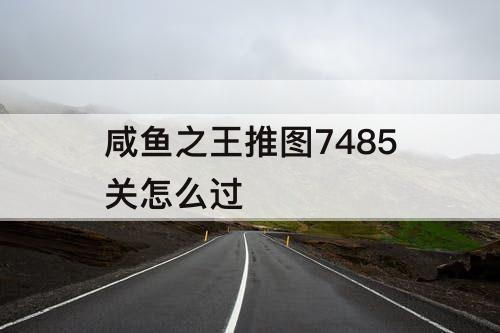 咸鱼之王推图7485关怎么过