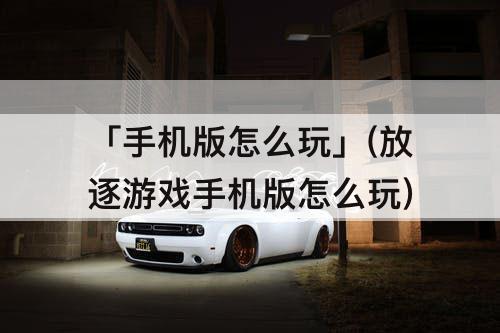 「手机版怎么玩」(放逐游戏手机版怎么玩)