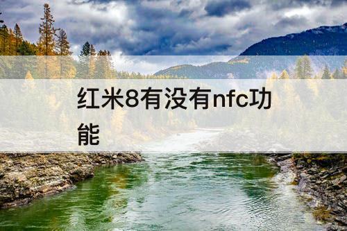 红米8有没有nfc功能