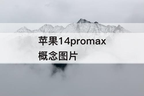 苹果14promax概念图片