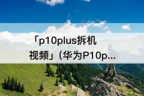 「p10plus拆机视频」(华为P10plus拆机视频)