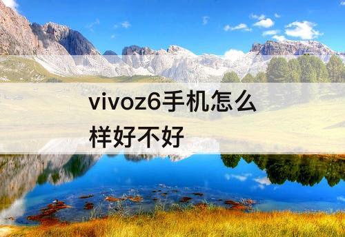 vivoz6手机怎么样好不好