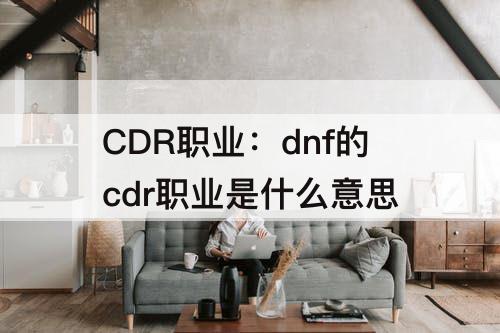 CDR职业：dnf的cdr职业是什么意思