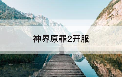 神界原罪2开服