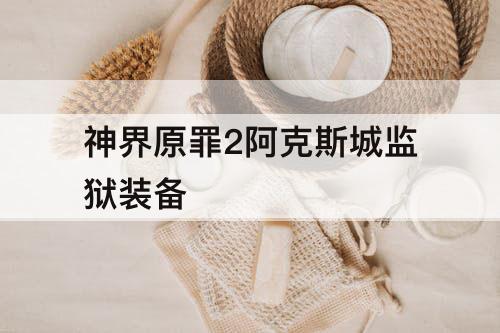 神界原罪2阿克斯城监狱装备