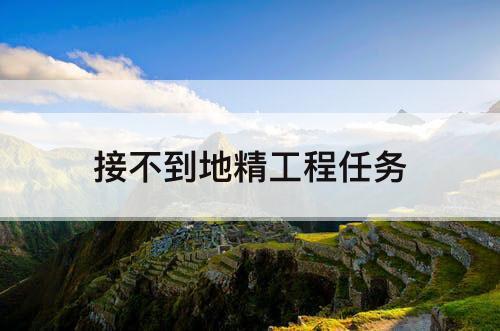 接不到地精工程任务
