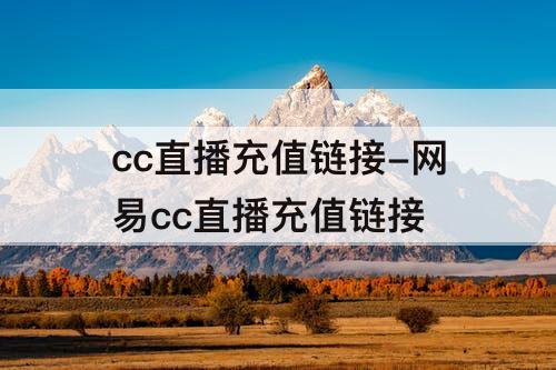 cc直播充值链接-网易cc直播充值链接