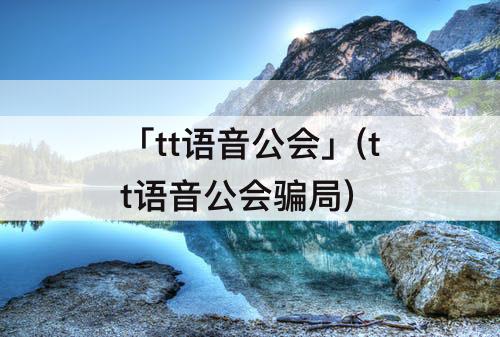 「tt语音公会」(tt语音公会骗局)