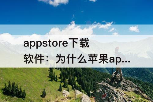 appstore下载软件：为什么苹果appstore下载软件需要验证