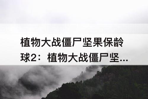 植物大战僵尸坚果保龄球2：植物大战僵尸坚果保龄球2在哪