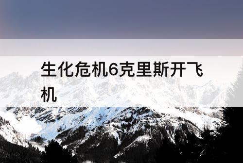 生化危机6克里斯开飞机
