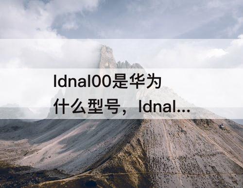 ldnal00是华为什么型号，ldnal00是华为什么型号AL20