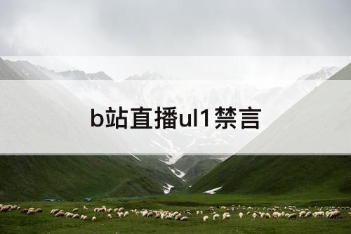 b站直播ul1禁言