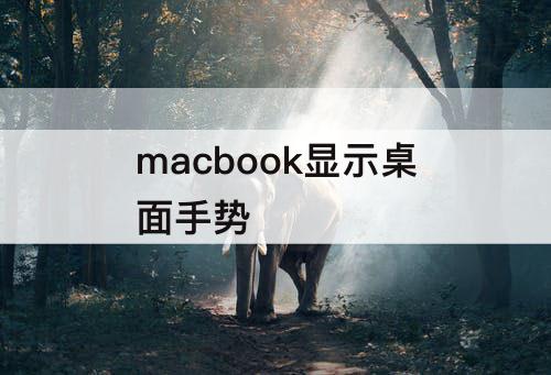 macbook显示桌面手势