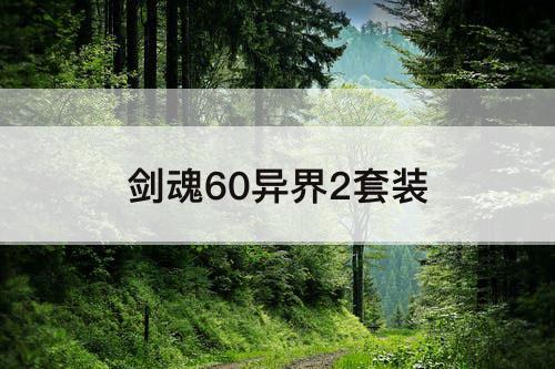 剑魂60异界2套装