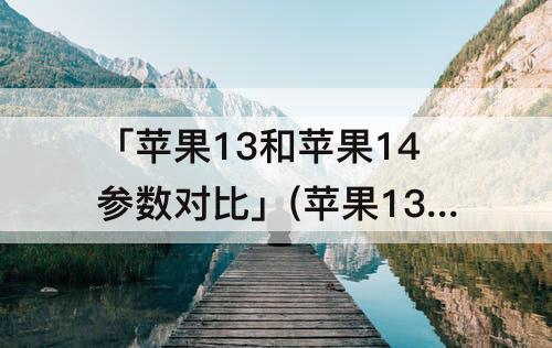 「苹果13和苹果14参数对比」(苹果13和苹果14参数对比图)