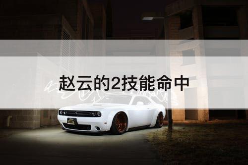 赵云的2技能命中