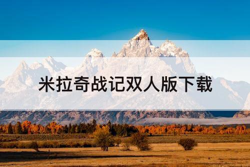 米拉奇战记双人版下载