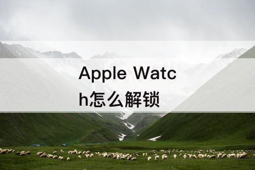 Apple Watch怎么解锁