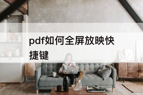 pdf如何全屏放映快捷键