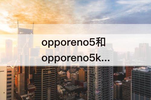 opporeno5和opporeno5k区别-opporeno5和opporeno5k区别哪个好