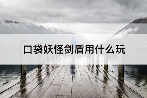 口袋妖怪剑盾用什么玩