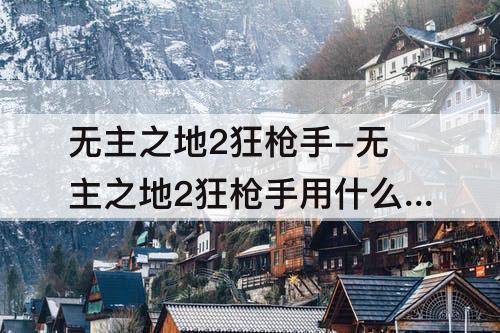 无主之地2狂枪手-无主之地2狂枪手用什么盾
