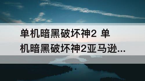 单机暗黑破坏神2 单机暗黑破坏神2亚马逊最好装备怎么弄