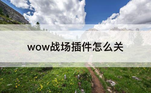 wow战场插件怎么关