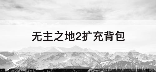 无主之地2扩充背包