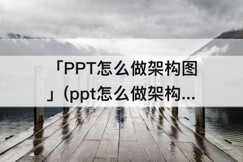 「PPT怎么做架构图」(ppt怎么做架构图很多)