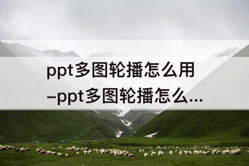 ppt多图轮播怎么用-ppt多图轮播怎么用循环