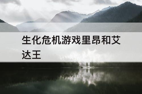 生化危机游戏里昂和艾达王