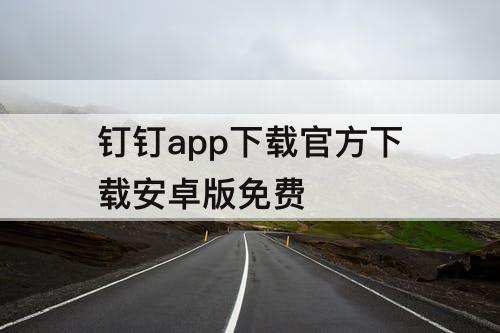 钉钉app下载官方下载安卓版免费