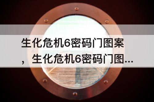 生化危机6密码门图案，生化危机6密码门图案艾达王