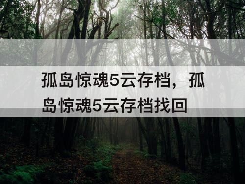 孤岛惊魂5云存档，孤岛惊魂5云存档找回