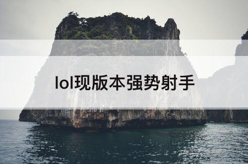 lol现版本强势射手