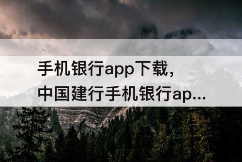 手机银行app下载，中国建行手机银行app下载安装苹果