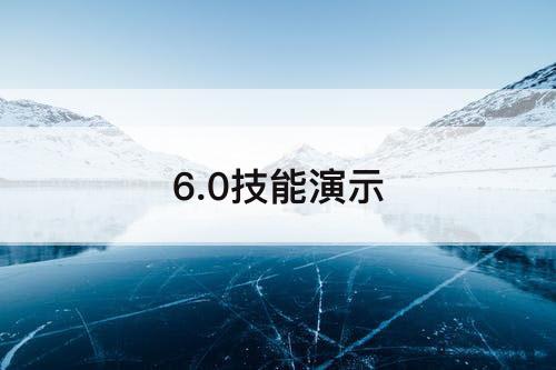 6.0技能演示