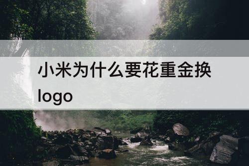 小米为什么要花重金换logo