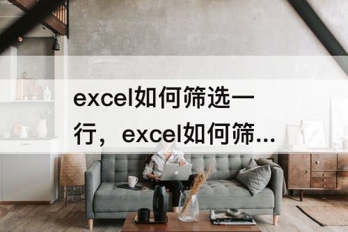 excel如何筛选一行，excel如何筛选一行数据
